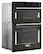 Alt View 2. KitchenAid - 27" Built-In Electric Convection Double Wall Combination with Microwave and Air Fry Mode - Black Stainless Steel.