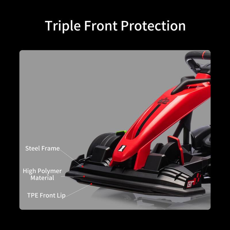 Triple Front Protection

- Steel Frame
- High Polymer Material
- TPE Front Lip