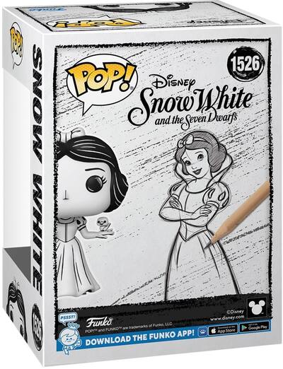 FUNKO POP! Disney: Sketched Snow White Collectibles