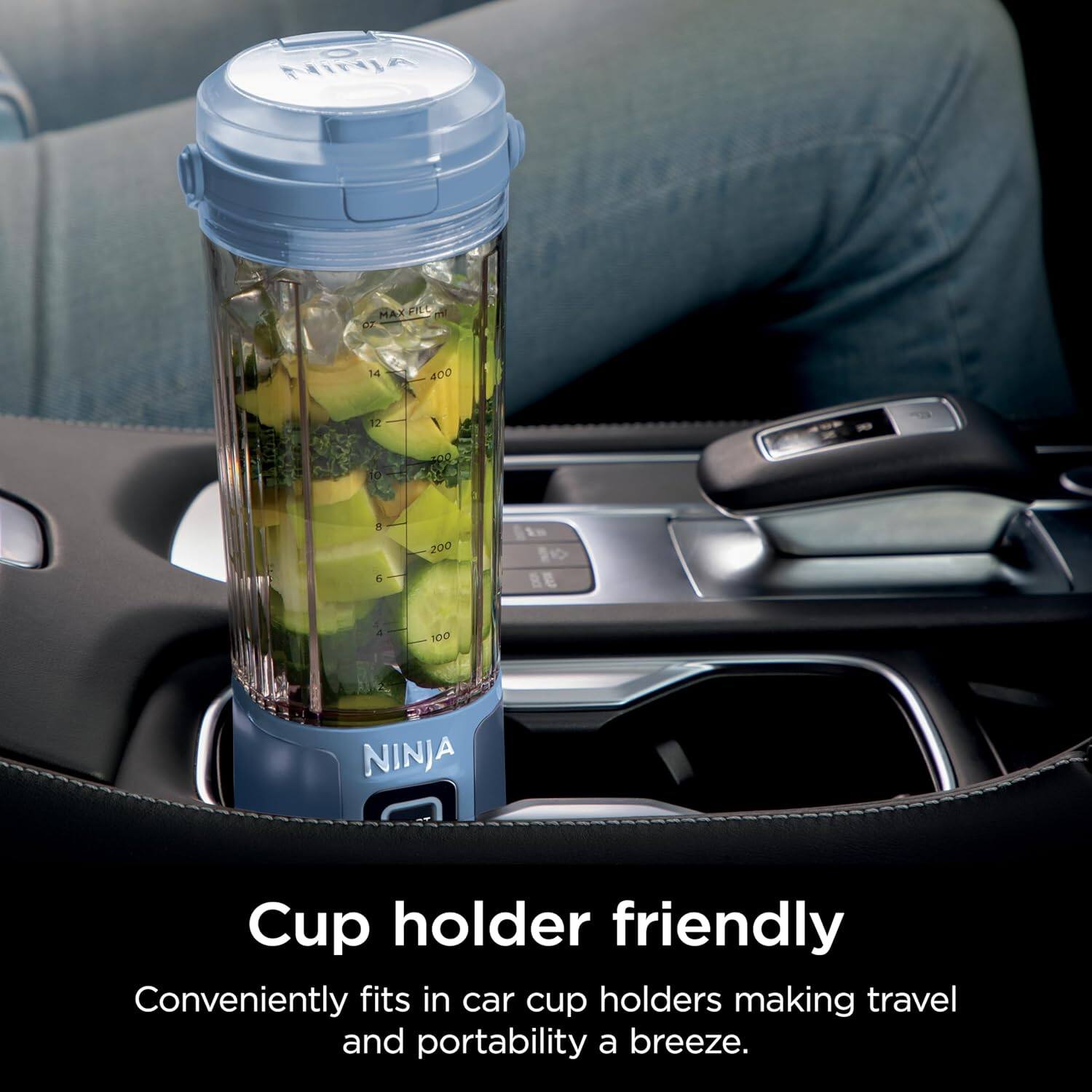 NINJA MAXON HAX FR m C 14 400 12 0 R 200 6 4 100

Cup holder friendly
Conveniently fits in car cup holders making travel and portability a breeze.