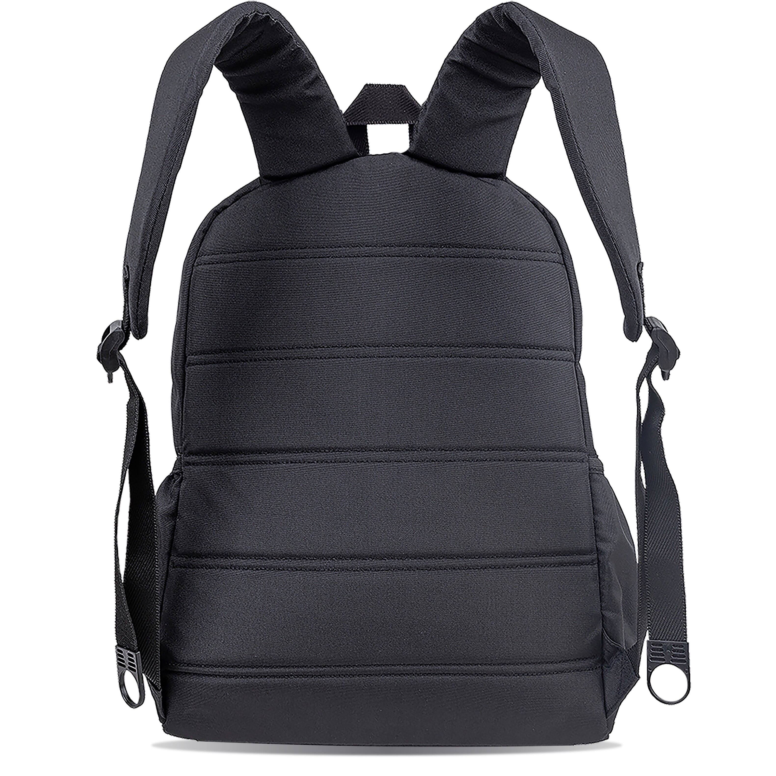 Back. J World - J World Unisex Oz 17" Daily Backpack For School And Travel - Black - BLACK.