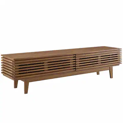 Front. Modway - Render 71" TV Stand by Modway - Walnut.
