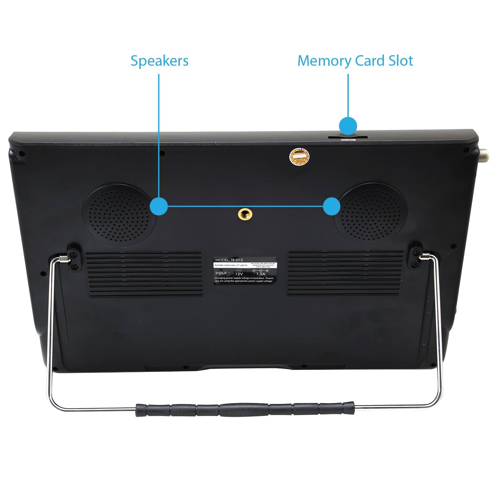 Speakers, Memory Card Slot