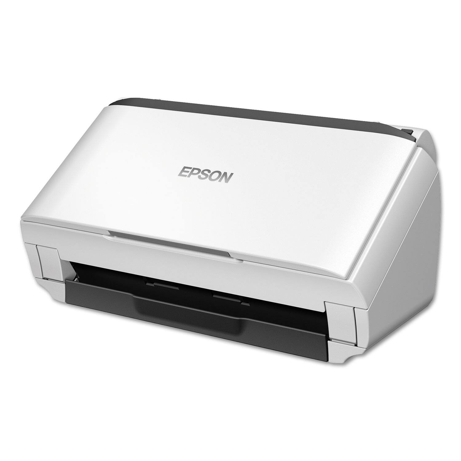 Alt View 4. Epson - Epson DS-410 Sheetfed Scanner - 600 dpi Optical - 48-bit Color - 16-bit Grayscale - 26 ppm (Mono) - 26 ppm (Color) - Color.