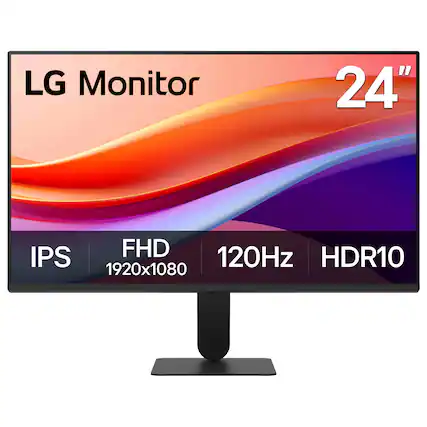 LG Monitor 24" IPS FHD 120Hz HDR10 1920x1080