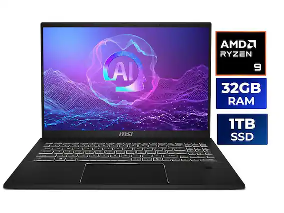 AMD Ryzen 9
32GB RAM
1TB SSD