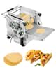 Front. VEVOR - Electric Tortilla Maker, 5.5 Inch Diameter Automatic Corn Tortilla Making Machine with Non-Stick Coating - Sliver.