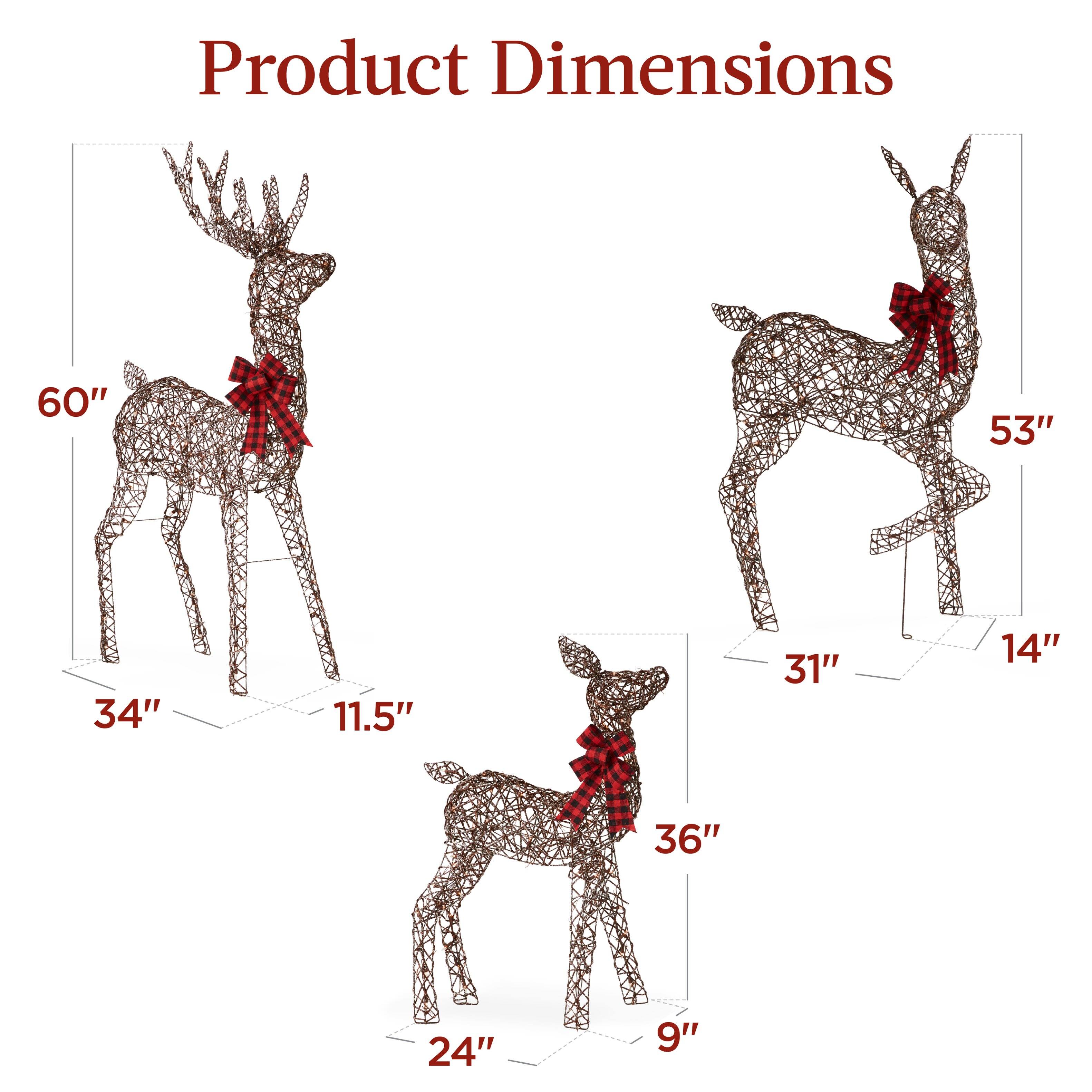 Product Dimensions

- 60" x 34" x 11.5"
- 53" x 31" x 14"
- 36" x 24" x 9"