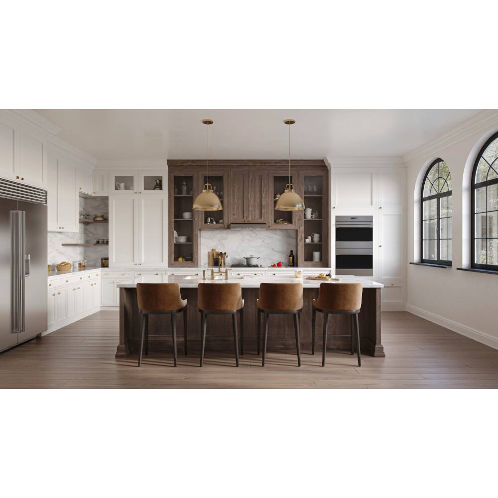 Alt View 12. Broan - Alta 30-Inch 640 MAX Blower CFM 0.8 Sones Stainless Steel Range Hood - Stainless Steel.