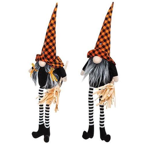 Front. BreeBe - *Dangle Leg Halloween Gnome 2 Asstd. - Multicolor.