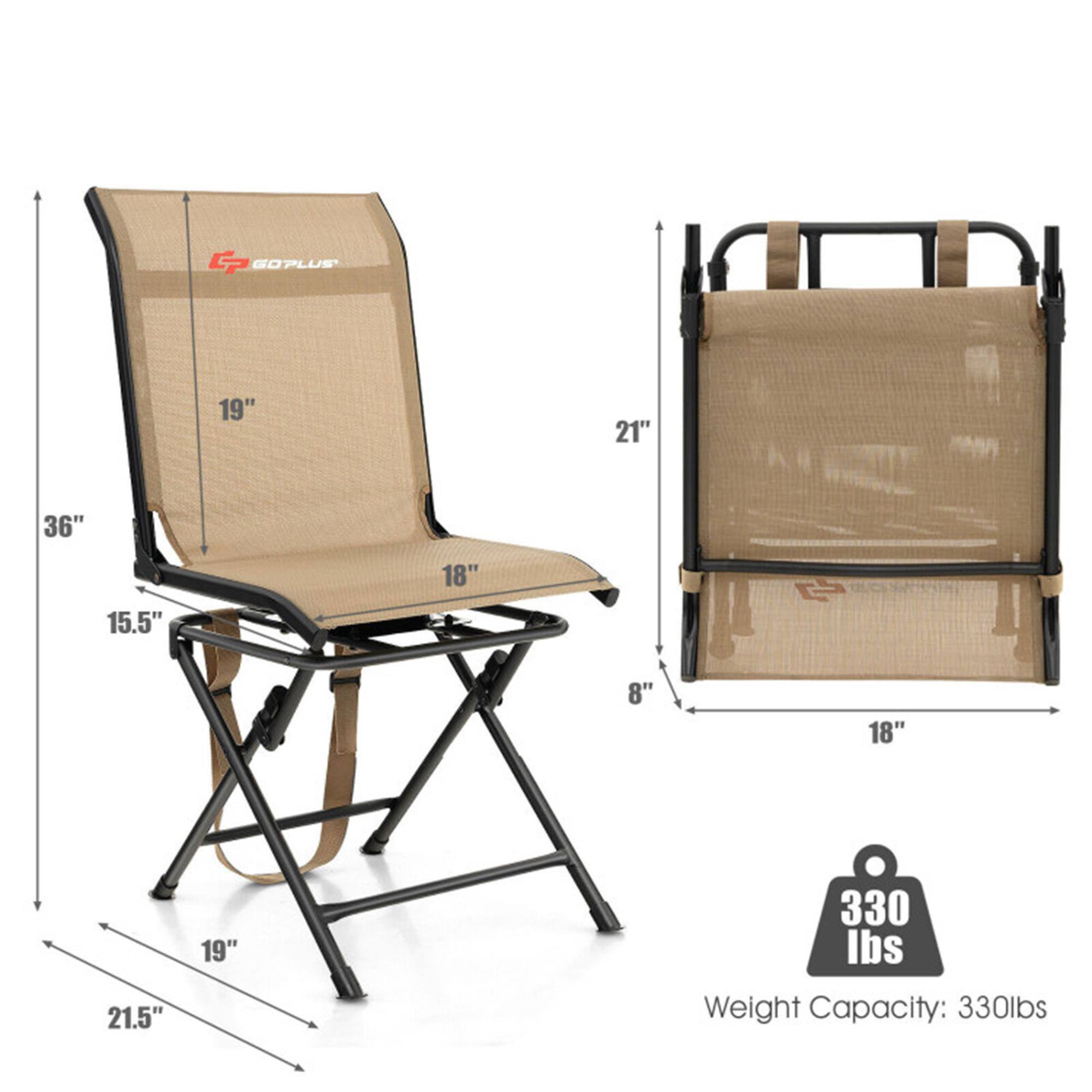 GP GOPLUS  
19" x 21" x 36" x 18" x 15.5" x 8" x 18" x 21.5"  
Weight Capacity: 330 lbs