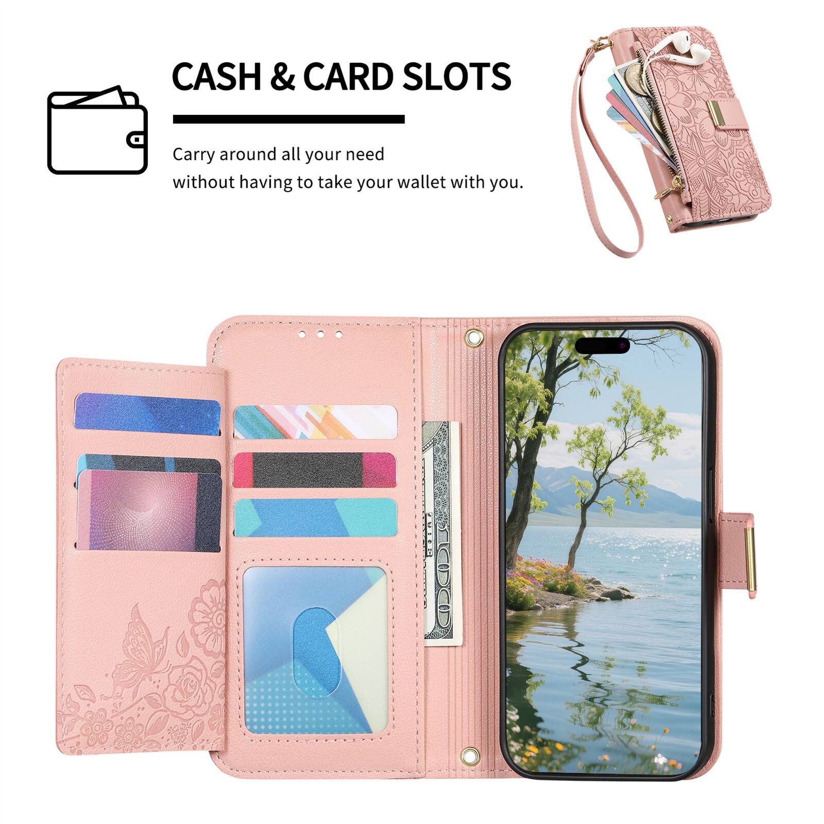 CASH & CARD SLOTS  
Carry around all your needs without having to take your wallet with you.