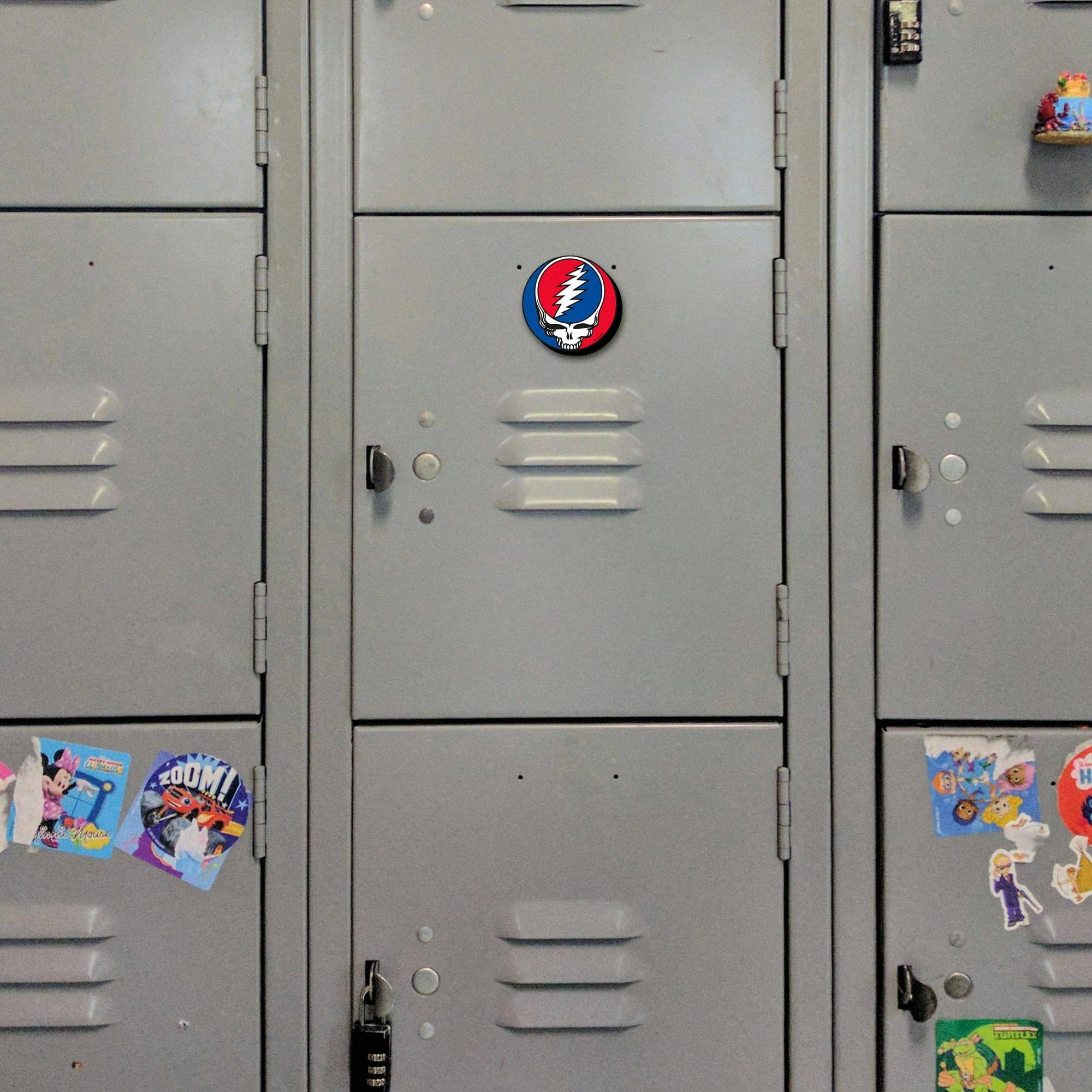 Alt View 1. NMR Distribution - Grateful Dead Steal Your Face Funky Chunky Magnet - Multicolored.