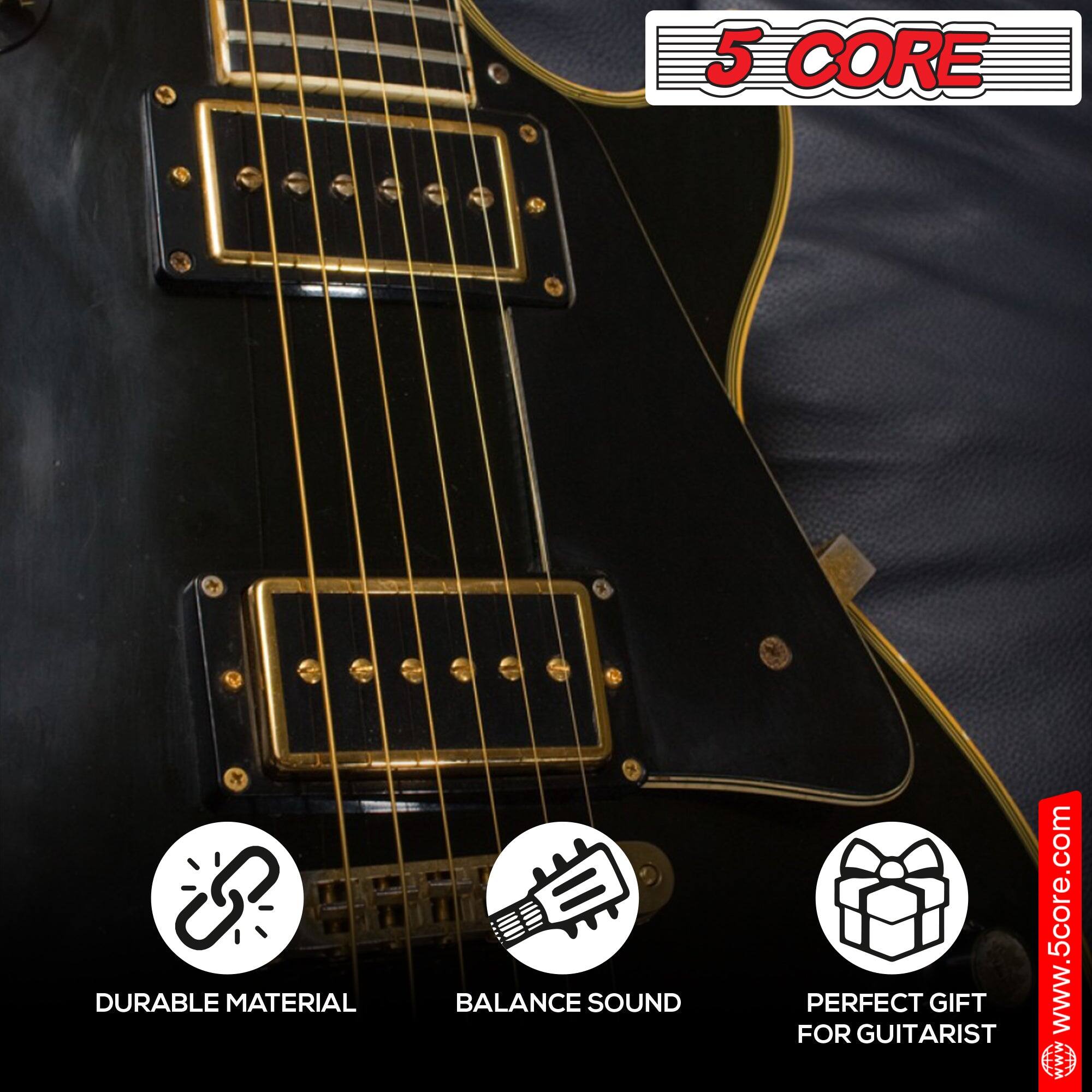 5 CORE

DURABLE MATERIAL  
BALANCE SOUND  
PERFECT GIFT FOR GUITARIST  

www.5core.com