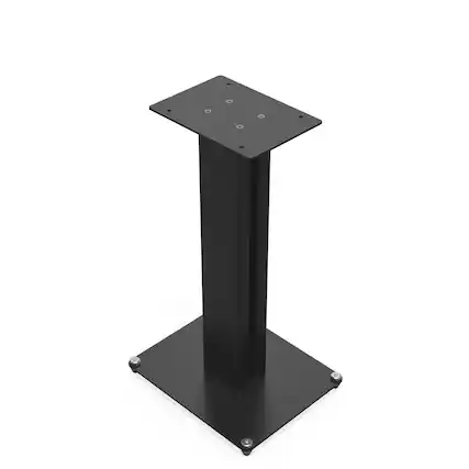 Front. Klipsch - KS Series Bookshelf Speaker Stands - Black.