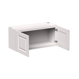 Boyel Living - 33-in W x 15-in H x 12-in D Shaker RTA Kitchen Wall Cabinet with Soft-Close Doors - Glacier White