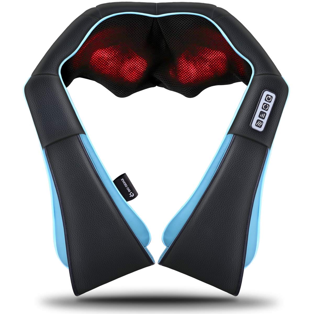 Live At Space - 4D Shiatsu Neck & Back Massager with Heat, Deep Kneading for Pain Relief, Gift for Women Men Mom Dad - 642146667848