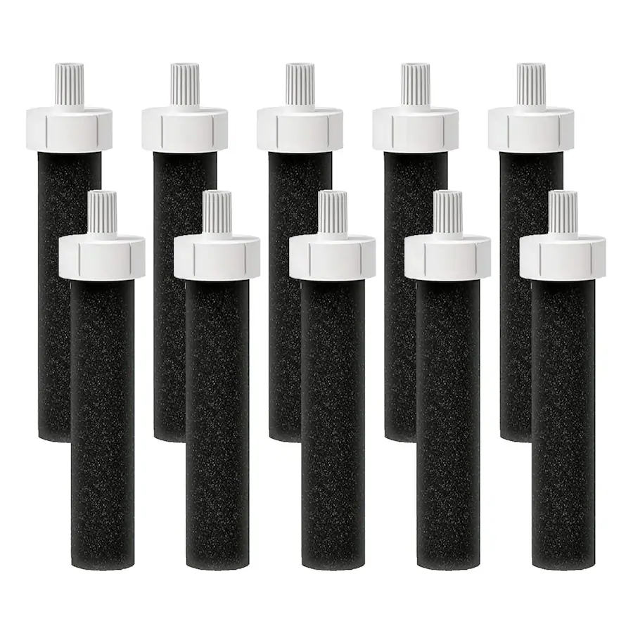 Paquete de 10 filtros de botella de agua portátiles, filtro de botella Paquete de 10 filtros de botella de agua portátiles, filtro de botella