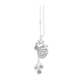 Ganz - Bee with Beehive Car Charm 7.5 Inch with Chain - Silver