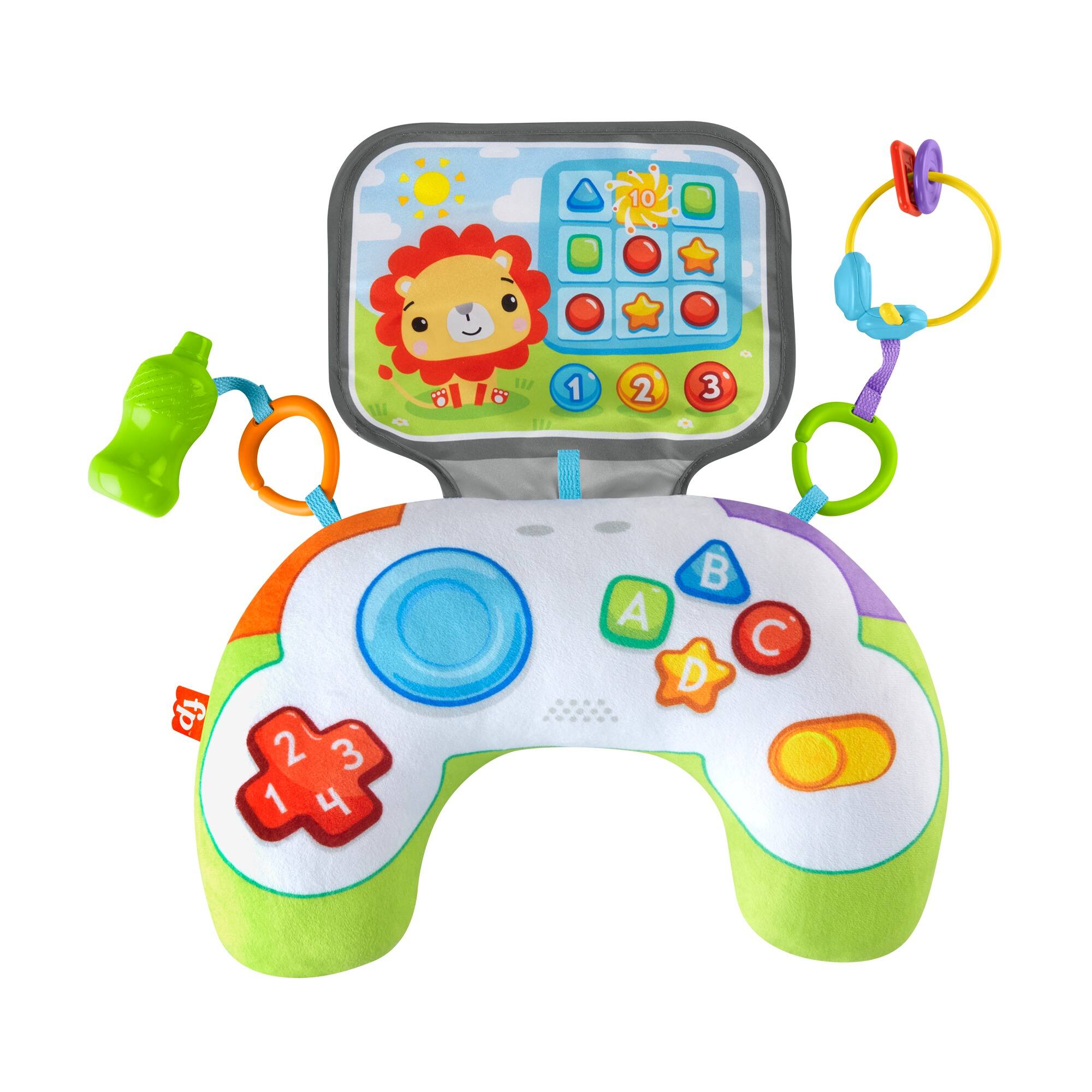 Front. Fisher-Price - Littlest Gamer Tummy Wedge - Multi.