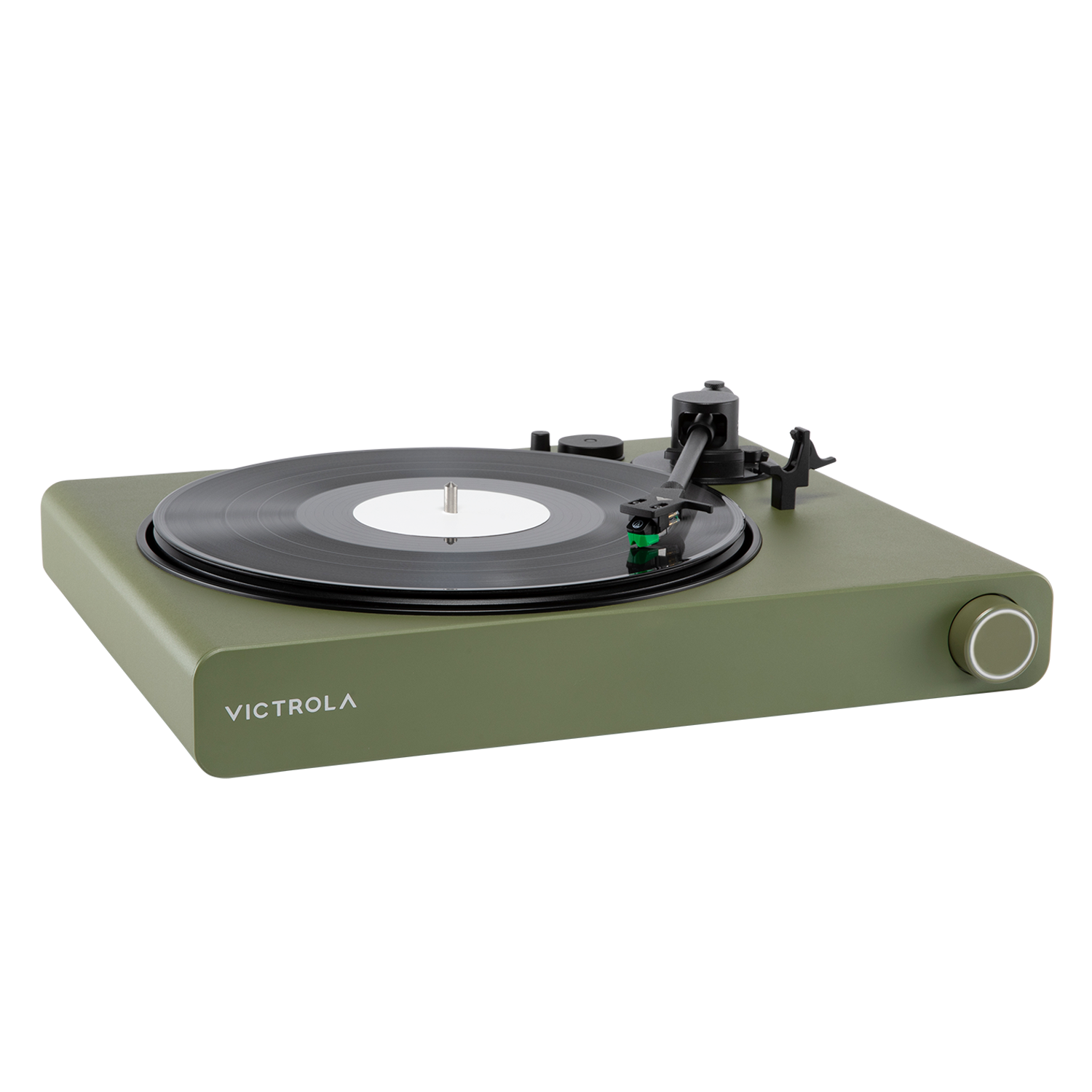 Alt View 1. Victrola - Victrola Stream Onyx – Wi-Fi and Bluetooth Turntable (Works with Sonos) - Green.