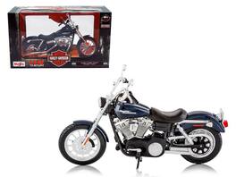 2006 Harley Davidson FXDBI Dyna Street Bob Bike Motorcycle Model 1/12 by Maisto - Black
