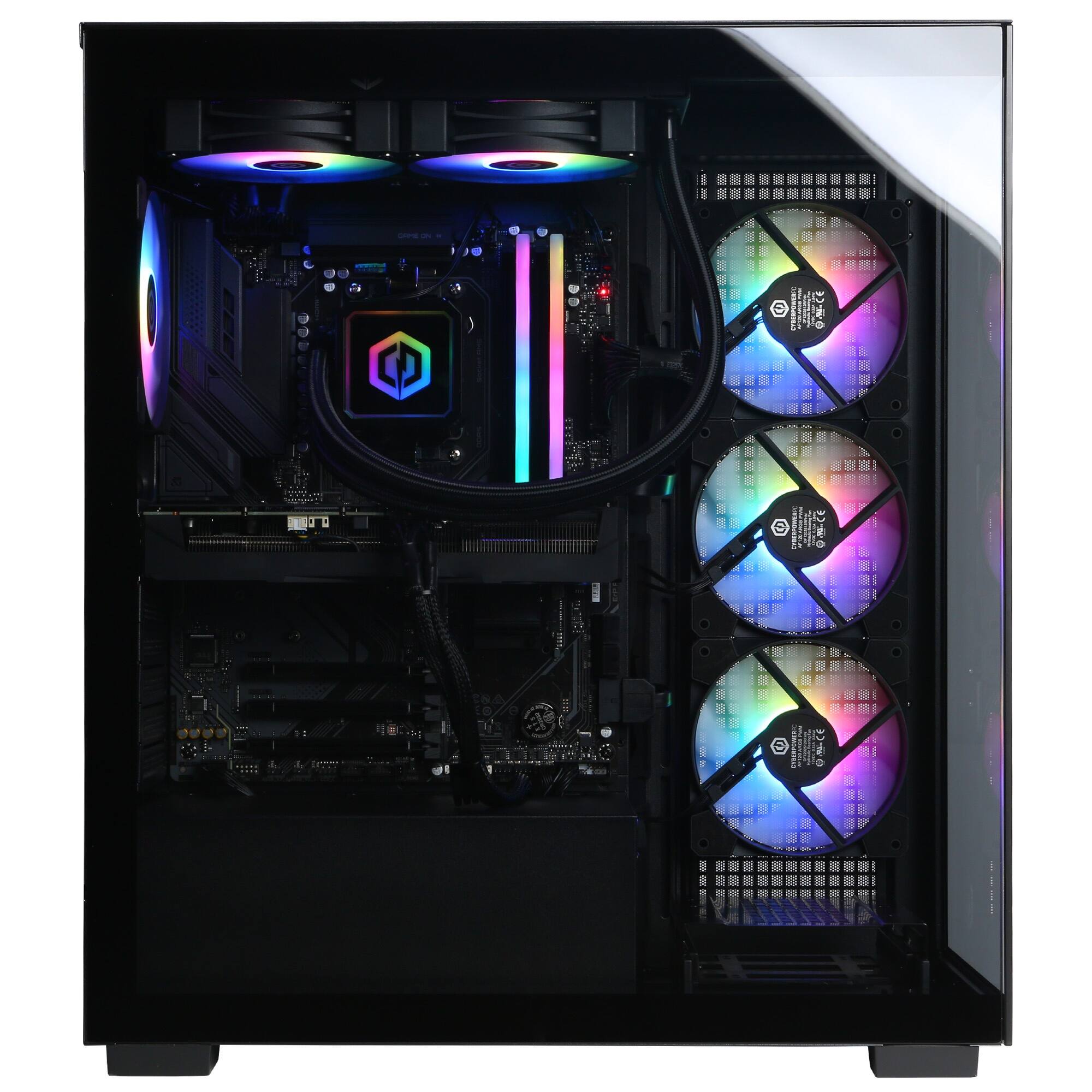 CyberPowerPC Gaming Desktop AMD Ryzen 7 9700X 2024 AMD Radeon RX