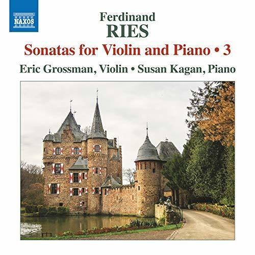 Ries / Grossman / Kagan - Sonatas for Violin & Piano 3   - COMPACT DISCS [CD]