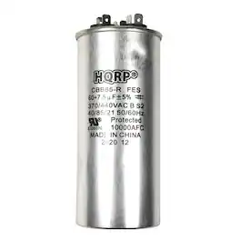 HQRP - Dual Run Capacitor 60 uF 7.5 uF 370 V-440 V AC CBB65 for HVAC Compressor Blower Motor