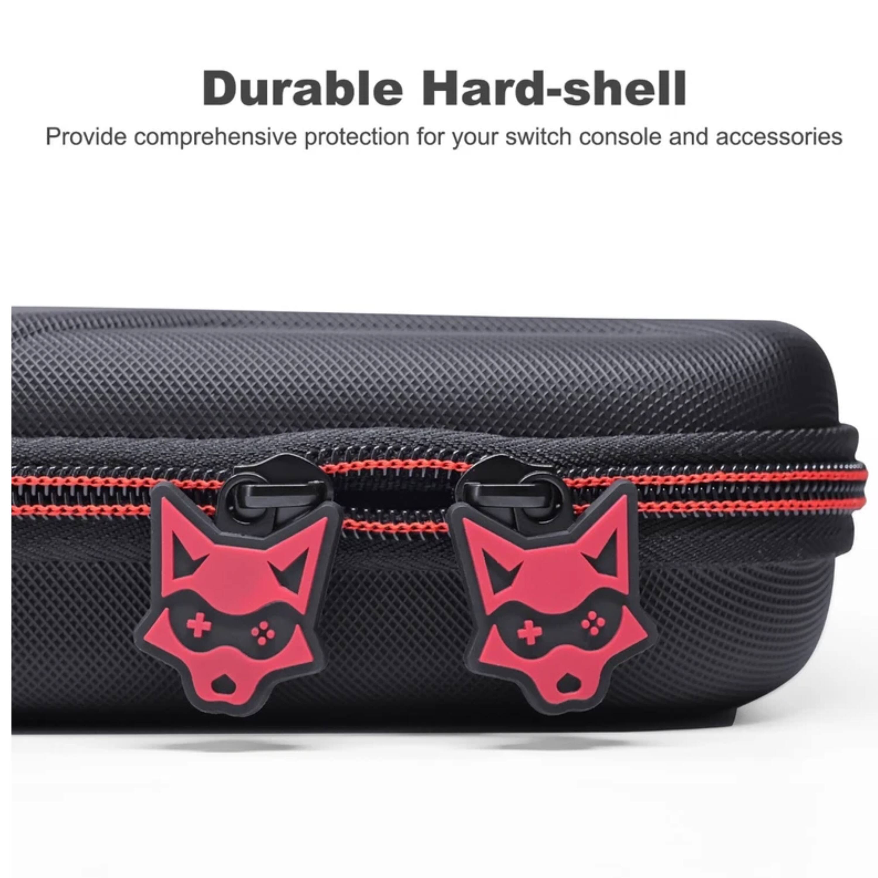 Durable Hard-shell  
Provide comprehensive protection for your switch console and accessories