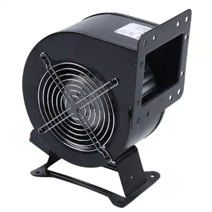 Front. Stock Preferred - Powerful 120W Furnace Fan Blower - Black.
