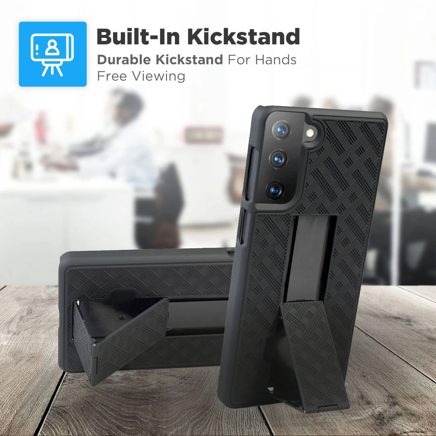 Built-In Kickstand  
Durable Kickstand For Hands Free Viewing