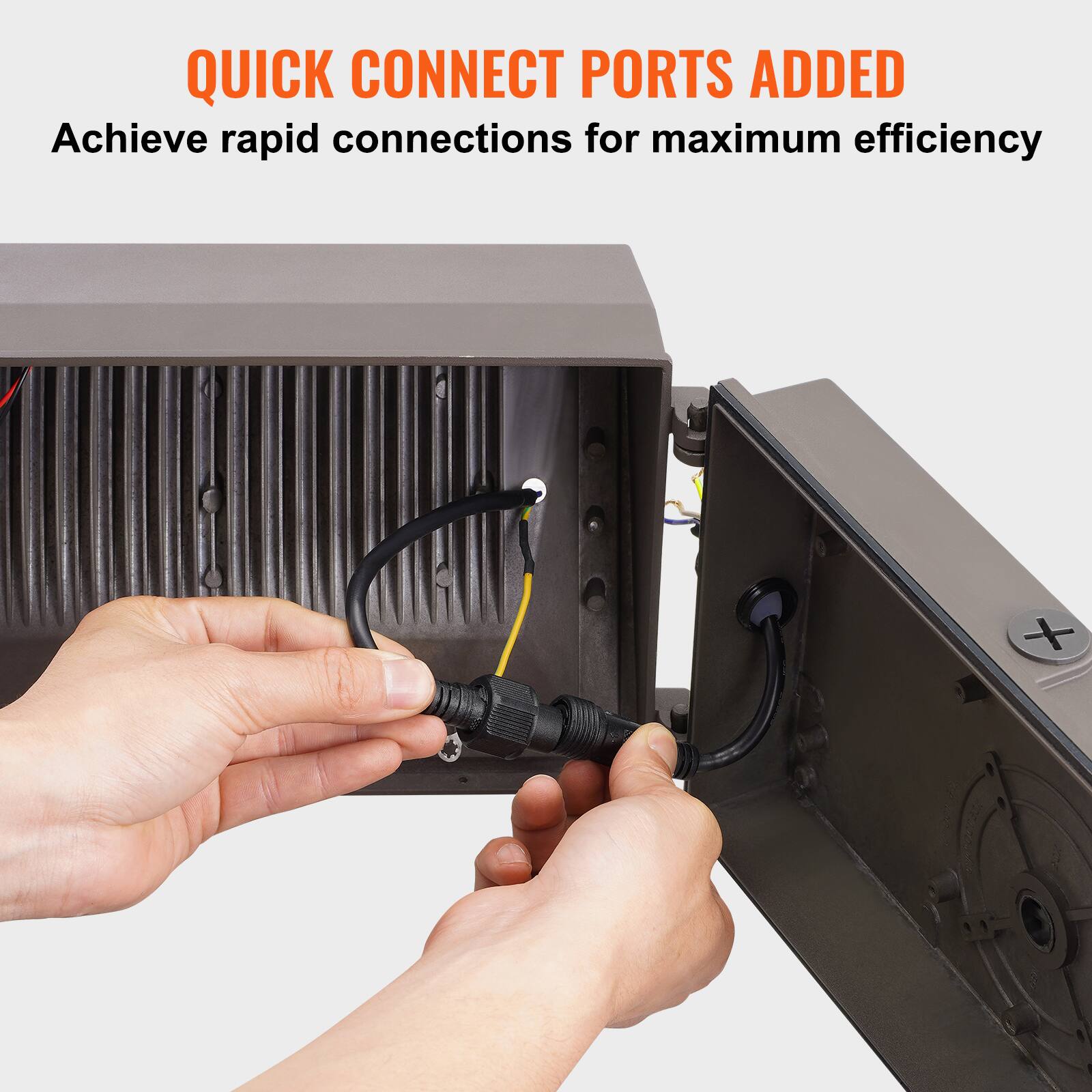 QUICK CONNECT PORTS ADDED  
Achieve rapid connections for maximum efficiency