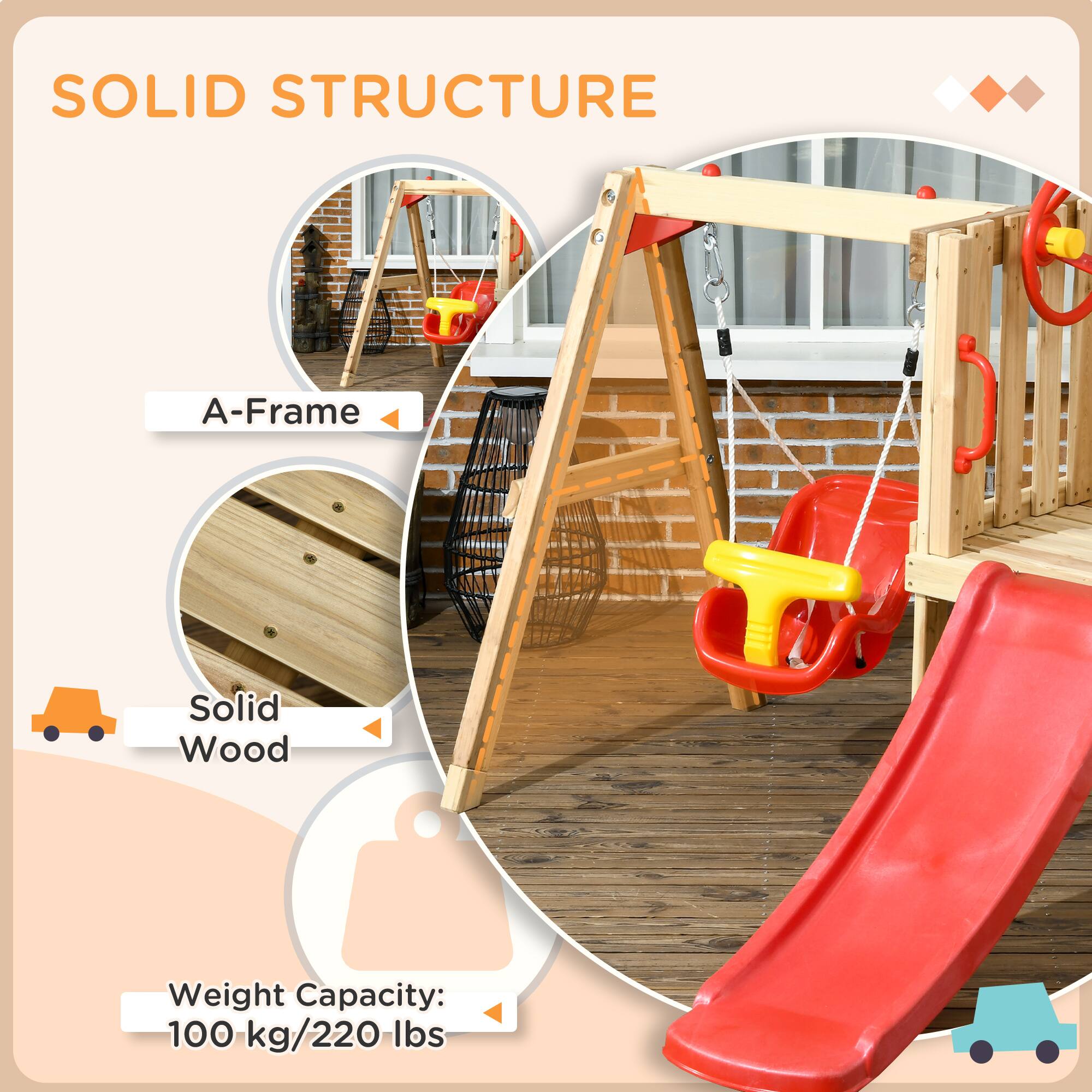 SOLID STRUCTURE

A-Frame

Solid Wood

Weight Capacity: 100 kg/220 lbs