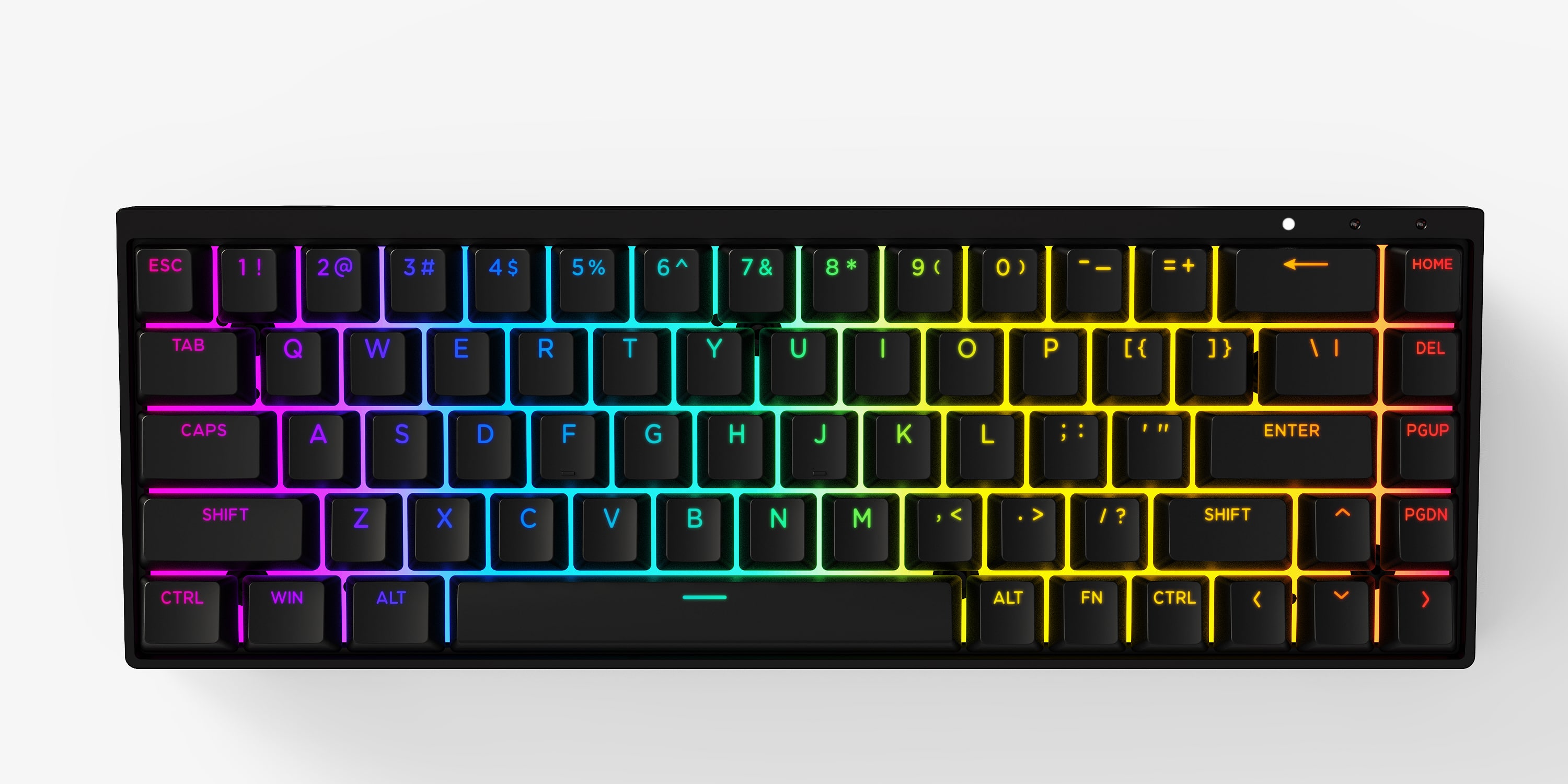 Syntech - Chronos 68 Rapid Trigger Magnetic Keyboard - (English Version)- Black - White