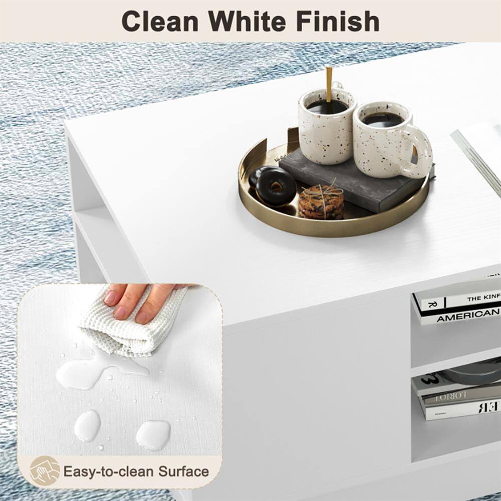 Clean White Finish

Easy-to-clean Surface