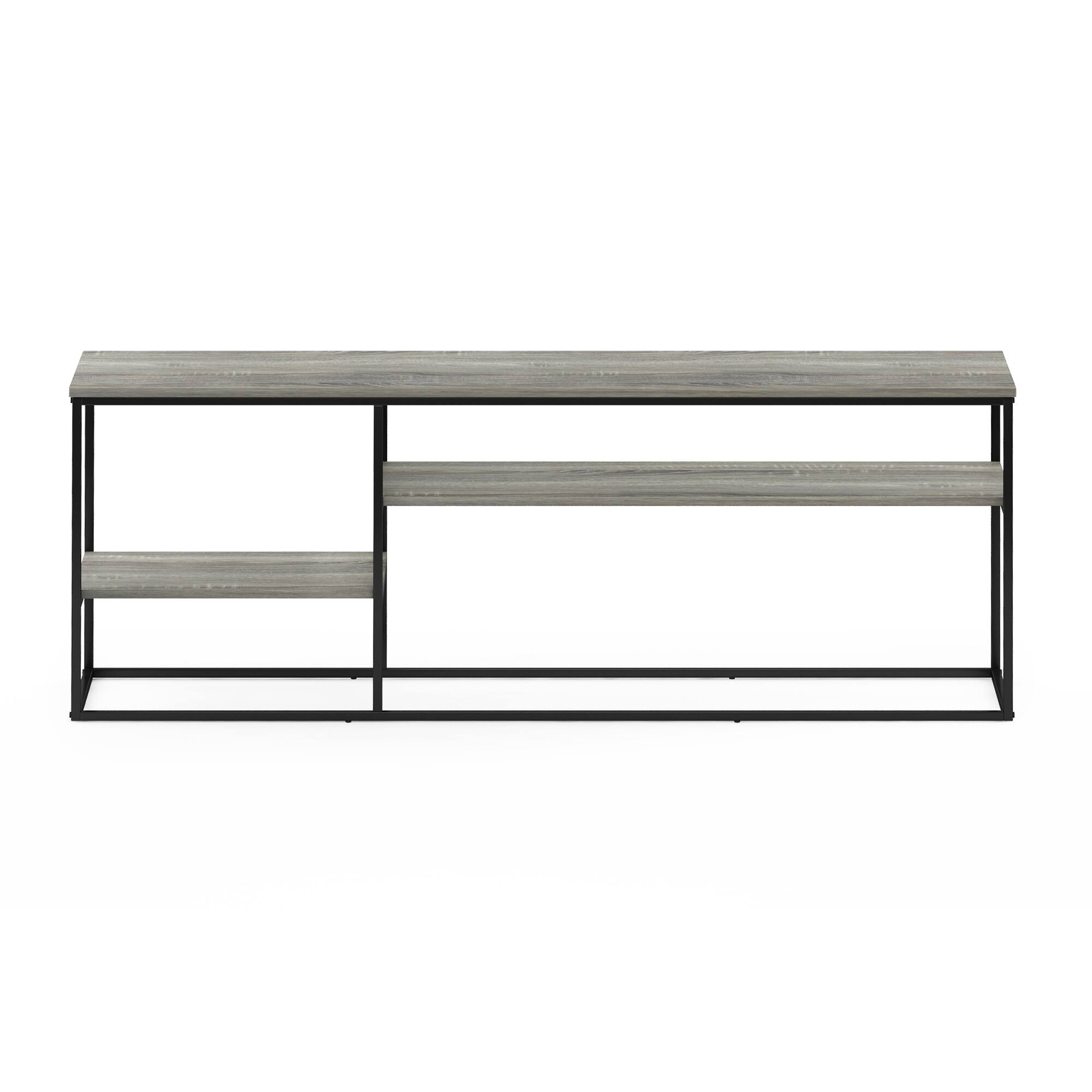 Alt View 2. Furinno - Moretti Modern Lifestyle TV Stand for TV up to 65 Inch - French Oak Grey.