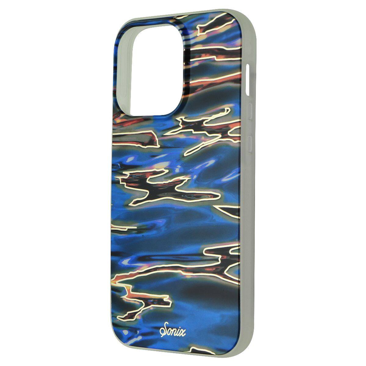 Front. Sonix - Sonix Eco-Friendly Hard Case for MagSafe for Apple iPhone 13 Pro- Ripple - Multicolor.