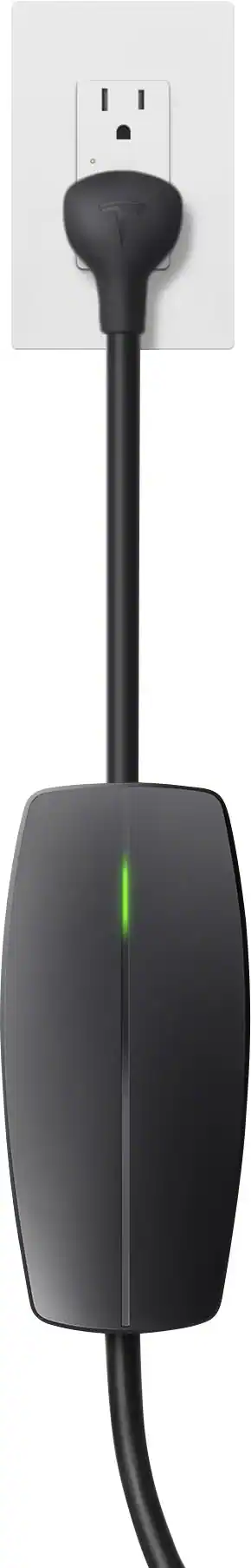 Front. Tesla - Mobile Connector, Portable Electric Vehicle (EV) NACS Charger up to 32A, 20ft cord - Black.