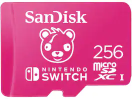 SanDisk - 256GB microSDXC Card Licensed for Nintendo Switch, Fortnite Edition (SDSQXAO-256G-GN6ZG)