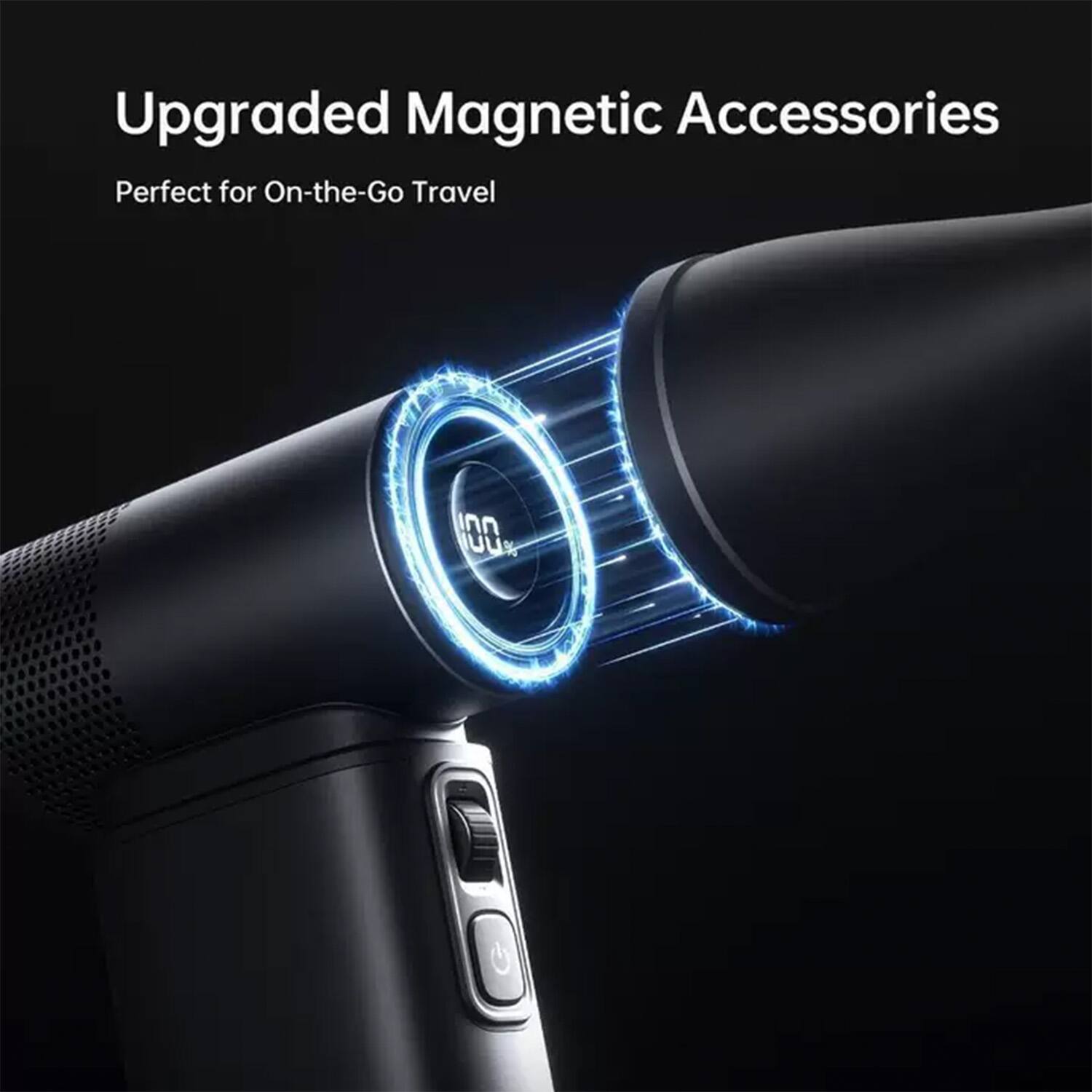 Upgraded Magnetic Accessories  
Perfect for On-the-Go Travel