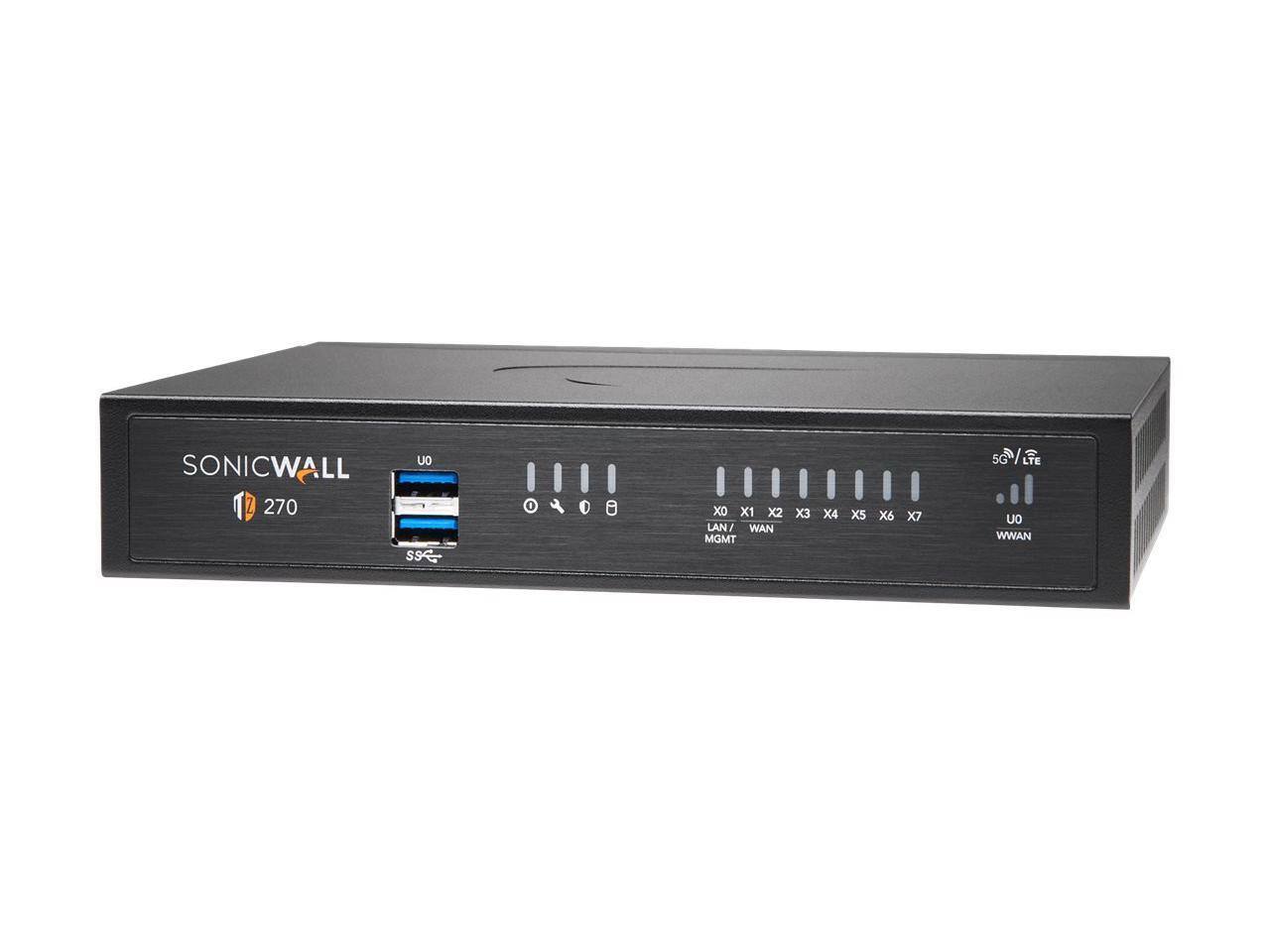 SONICWALL Z 270 SSE

0
X0 X1 X2 LAN / WAN MGMT
X3
X4
X5
X6
X7
5G LTE ou WWAN