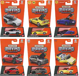 Mattel - Matchbox Moving Parts 8-Piece L Assortment - COLLECTIBLES - Multicolor
