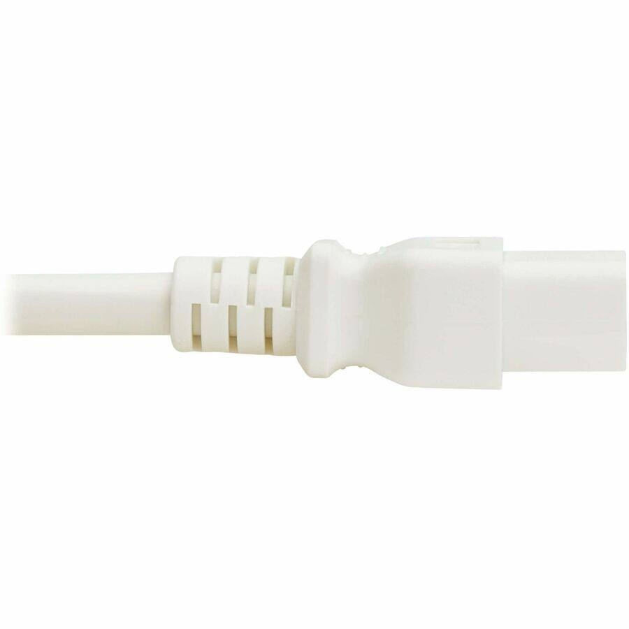 Alt View 6. Tripp Lite - Eaton Tripp Lite Series Power Cord, C20 to C21 - Heavy-Duty, 20A, 250V, 12 AWG, 4 ft. (1.2 m), White - For Network - White.