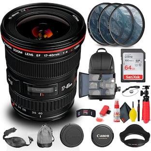 Canon EF 17 40mm f/4L USM Ultra Wide Zoom Lens Black 8806A002 Canon EF 17 40mm f/4L USM Ultra Wide Zoom Lens Black 8806A002