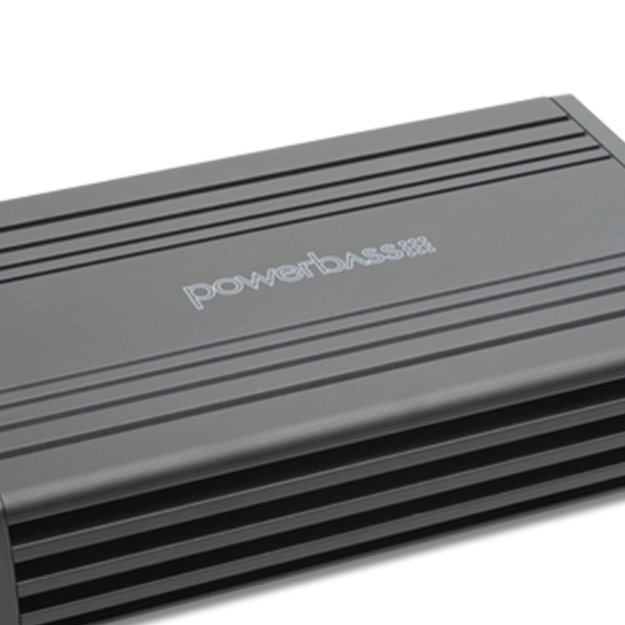 Alt View 2. Powerbass - Powerbass PB-850.5 5 Ch 100 watt x 4 (2-ohm) + 450 watt x 1 (2-ohm) - Black/Gray.
