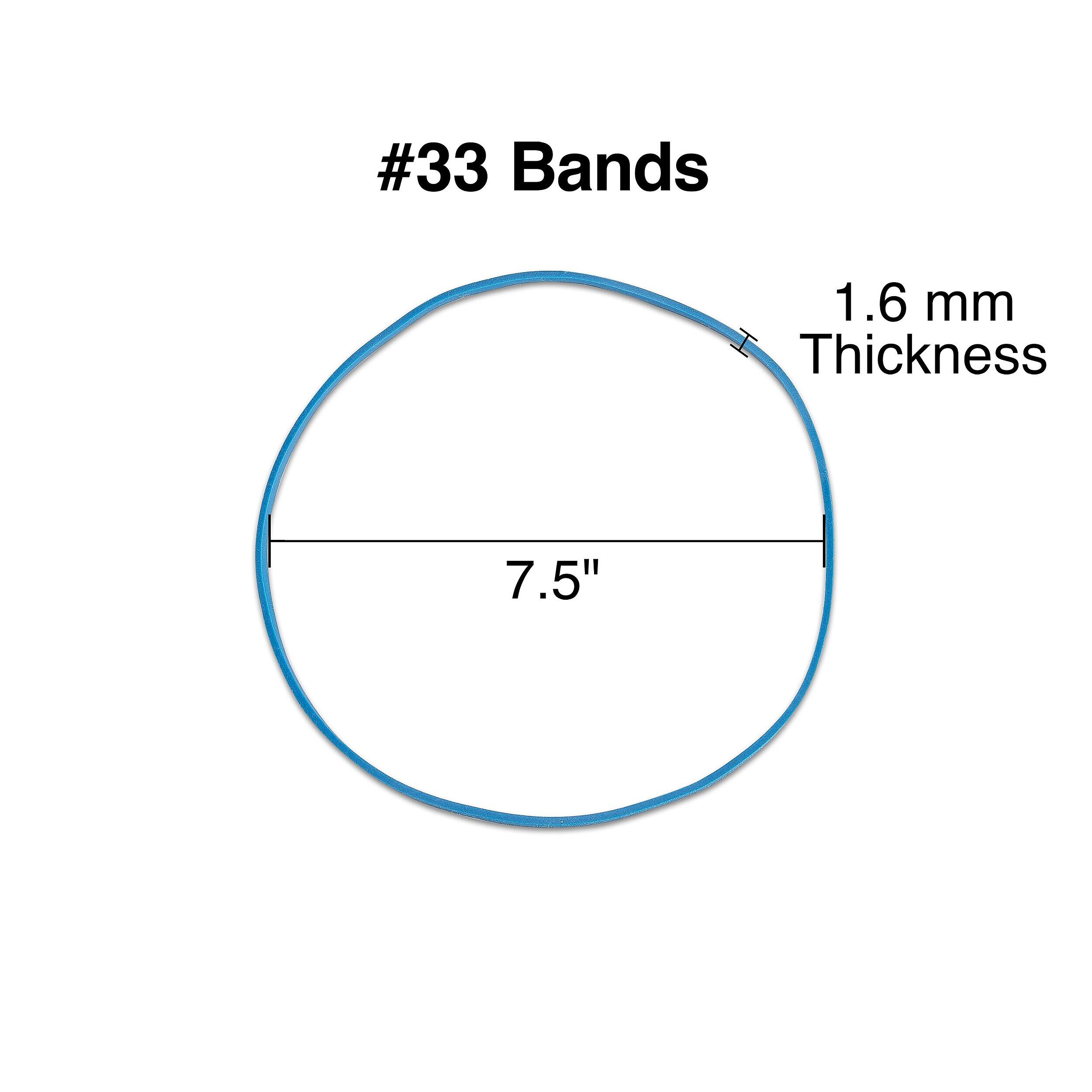 #33 Bands
1.6 mm Thickness
7.5"