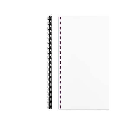 Alt View 1. Staples - Staples® 3/8" Plastic Binding Spine Comb, 55 Sheet Capacity, Black, 25/Pack (5232204/5232206) - Black.