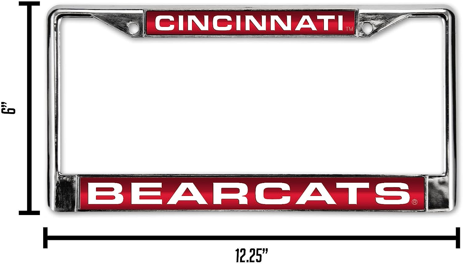 CINCINNATI™  
BEARCATS®  

6"  
12.25"