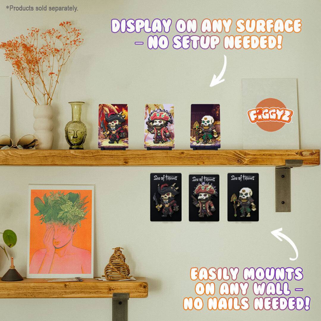 *Products sold separately.

DISPLAY ON ANY SURFACE - NO SETUP NEEDED!

EASILY MOUNTS ON ANY WALL - NO NAILS NEEDED!